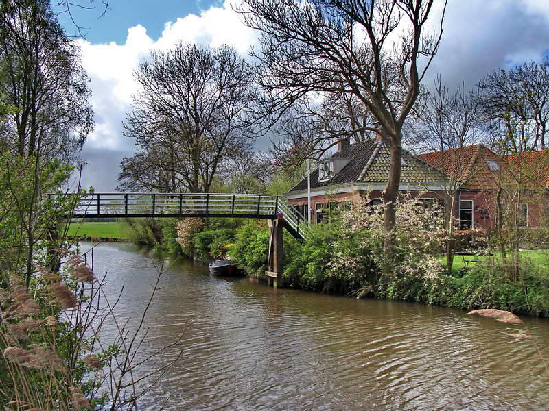 Onderdendam (omgeving), hoogholtje naar B & B, 17-4-2017