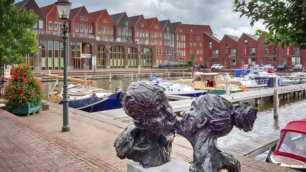 Appingedam, stadshaven Overdiep, 22-6-2018