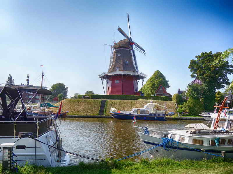 Dokkum, molen 'De Hoop', 27-7-2019