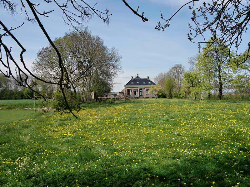 Sauwerd, foto vanaf dorpswierde, 23-4-2020