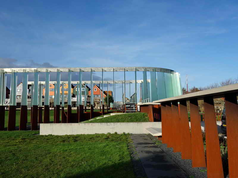 Stavoren, kunstwerk Verbeelding van het Blokhuis, 23-11-2020