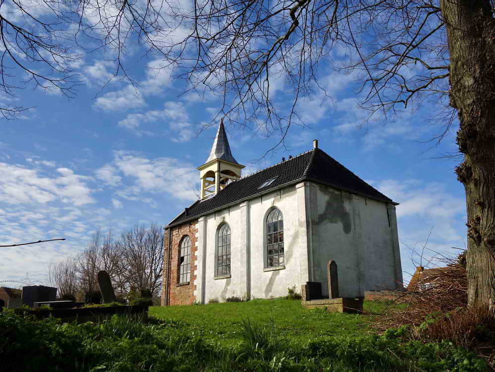 Jukwerd, vroegere kerk, 4-4-2023