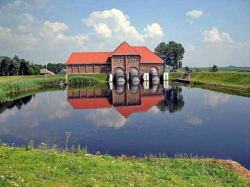 Blokzijl, Stroinkgemaal, 24-7-2006