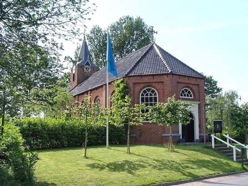 Warfhuizen, kluizenarij Onze Lieve Vrouwe van de Besloten Tuin (kerk gebouwd 1858), 14-6-2009